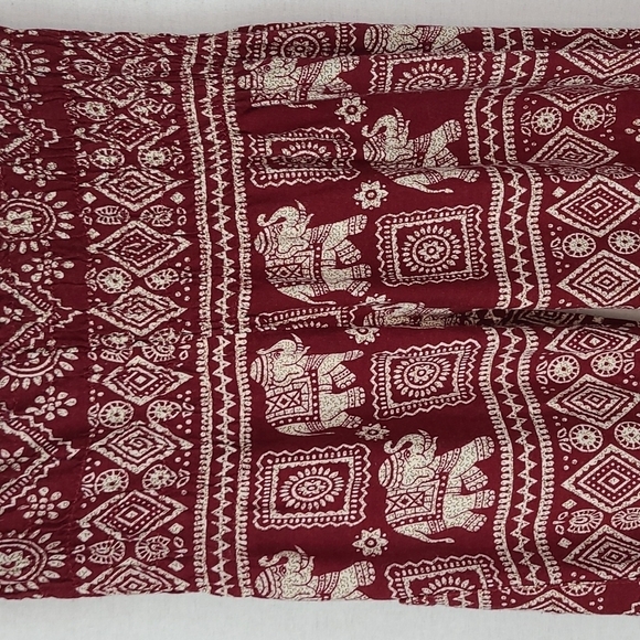 Bohotusk Elephant Harem Pants with Side Cargo Pocket - Picture 2 of 8